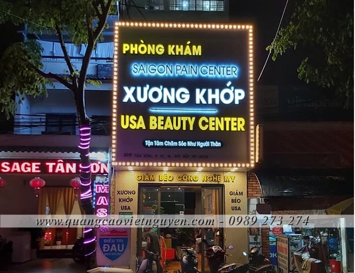 thi công bảng hiệu alu chữ nổi siêu đẹp